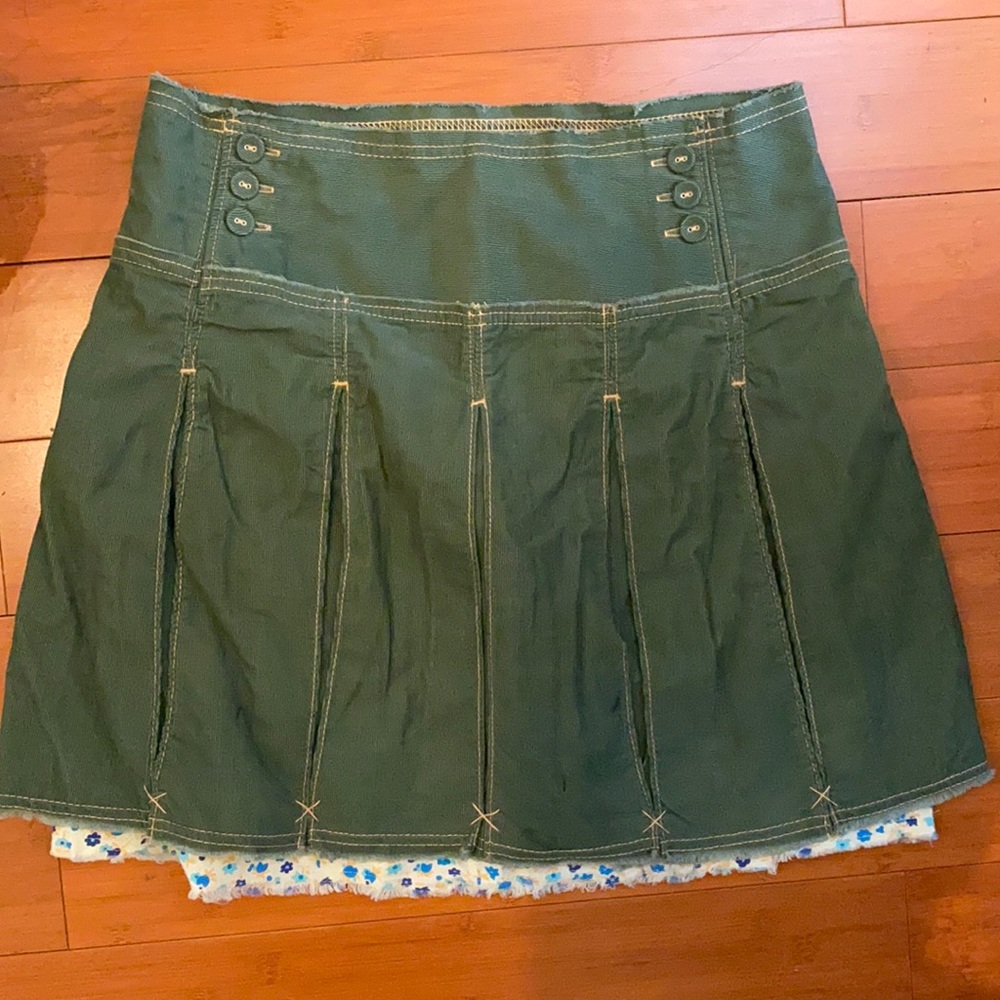 Free People pleated skirt